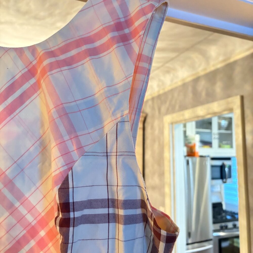 NWT Anthropologie LyreBird Sleeveless Plaid Nap Mini Dress. Size L - Picture 8 of 13